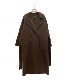 apart by（アパートバイ）の古着「カシープ3WAYスタンドロングコート」｜ブラウン