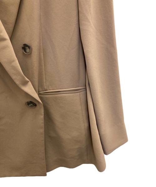 INDIVI（インディヴィ）INDIVI (インディヴィ) ダブルジャケットセットアップ ブラウン サイズ:Mの古着・服飾アイテム