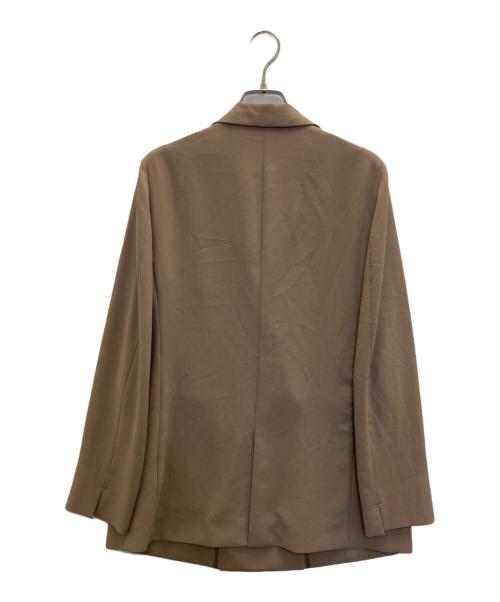 INDIVI（インディヴィ）INDIVI (インディヴィ) ダブルジャケットセットアップ ブラウン サイズ:Mの古着・服飾アイテム