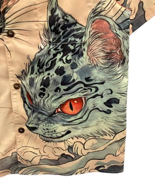 karaku（カラク）karaku (カラク) 半袖シャツ ベージュ サイズ:Sの古着・服飾アイテム