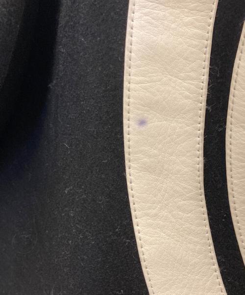 BREATH（ブレス）BREATH (ブレス) ARCH LOGO HOODED VERSITY JACKET ブラック サイズ:Mの古着・服飾アイテム