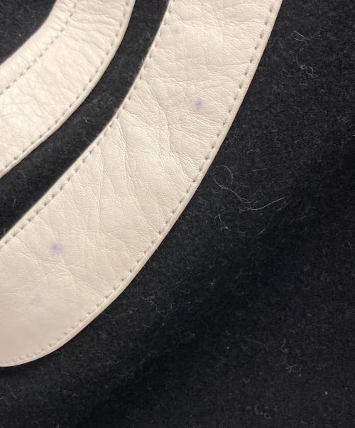 BREATH（ブレス）BREATH (ブレス) ARCH LOGO HOODED VERSITY JACKET ブラック サイズ:Mの古着・服飾アイテム