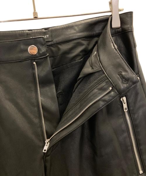 LAST NEST（ラストネスト）LAST NEST (ラストネスト) BAGGY LEATHER CARGO PANTS ブラック サイズ:Mの古着・服飾アイテム