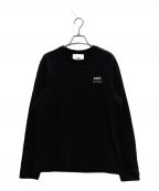 AMI Alexandre Mattiussiアミアレクサンドルマテュッシ）の古着「プリントロゴカットソー」｜ブラック