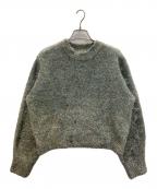 UNITED ARROWS TOKYOユナイテッドアローズトウキョウ）の古着「グリッターラメクルーネックニット」｜グレー