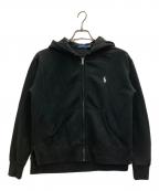 POLO RALPH LAURENポロ・ラルフローレン）の古着「ジップパーカー」｜ブラック