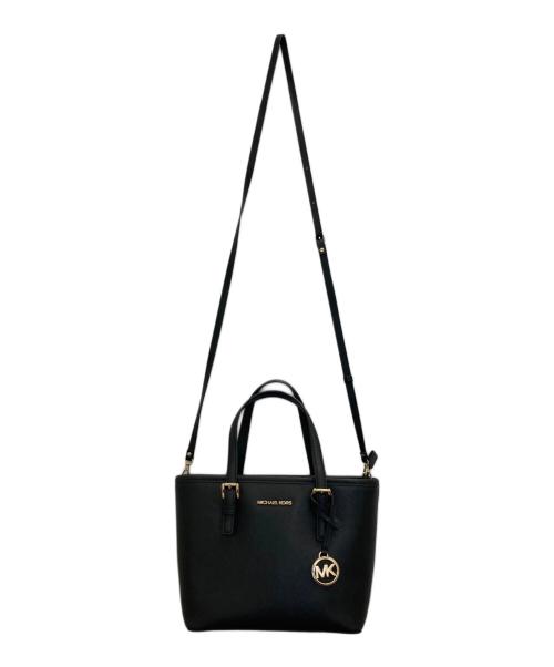 MICHAEL KORS（マイケル・コース）MICHAEL KORS (マイケル・コース) 2WAYバッグ ブラックの古着・服飾アイテム
