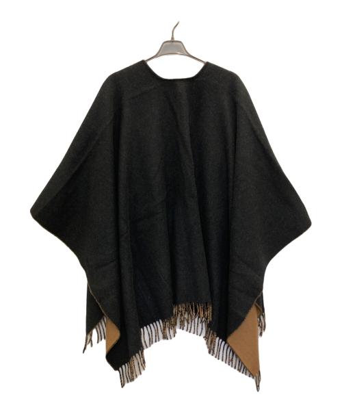 FENDI（フェンディ）FENDI (フェンディ) カシミヤ混ケープ ブラウン サイズ:FREEの古着・服飾アイテム