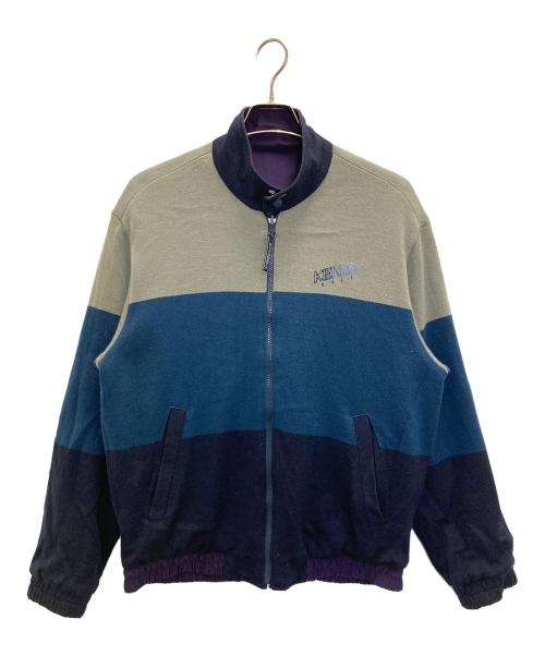 KENZO GOLF（ケンゾー ゴルフ）KENZO GOLF (ケンゾー ゴルフ) リバーシブルブルゾン パープル サイズ:SIZE3の古着・服飾アイテム