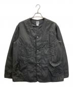 POST O'ALLSポストオーバーオールズ）の古着「De Luxe Railroader 2 DV : crinkle nylon taffeta w」｜ブラック