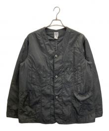 POST O'ALLS（ポストオーバーオールズ）の古着「De Luxe Railroader 2 DV : crinkle nylon taffeta w」｜ブラック