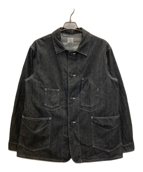 POST O'ALLS（ポストオーバーオールズ）POST O'ALLS (ポストオーバーオールズ) De Luxe Railroader 2 *8oz Denim w/Taffeta Lining グレー サイズ:Mの古着・服飾アイテム