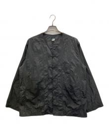 POST O'ALLS（ポストオーバーオールズ）の古着「POST Chinois DV : crinkle nylon taffeta」｜ブラック
