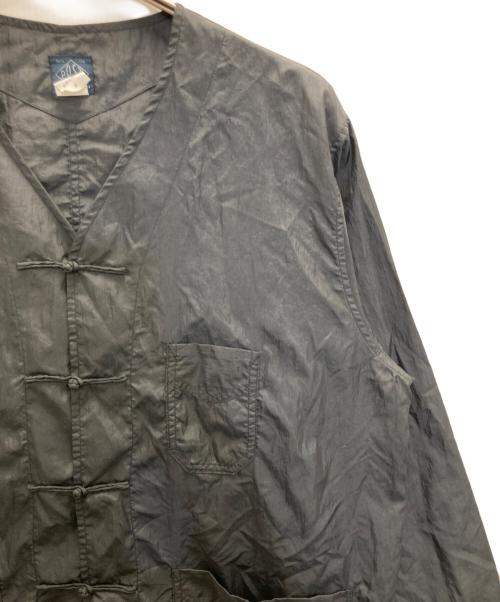 POST O'ALLS（ポストオーバーオールズ）POST O'ALLS (ポストオーバーオールズ) POST Chinois DV : crinkle nylon taffeta ブラック サイズ:Mの古着・服飾アイテム