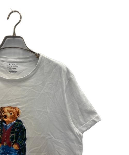 POLO RALPH LAUREN（ポロ・ラルフローレン）POLO RALPH LAUREN (ポロ・ラルフローレン) ポロベアプリントtee ホワイト サイズ:Ｌの古着・服飾アイテム