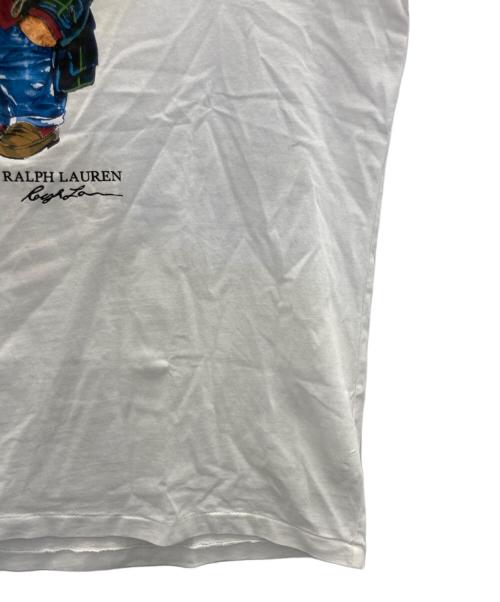 POLO RALPH LAUREN（ポロ・ラルフローレン）POLO RALPH LAUREN (ポロ・ラルフローレン) ポロベアプリントtee ホワイト サイズ:Ｌの古着・服飾アイテム
