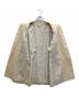 中古・古着 Christian Dior (クリスチャン ディオール) ノーカラージャケット アイボリー サイズ:M：11000円