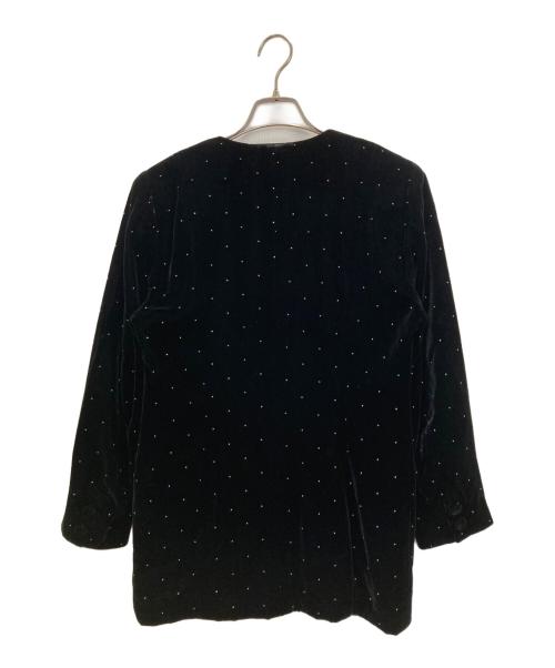 miss chloe（ミスクロエ）miss chloe (ミスクロエ) ベロアセットアップ ブラック サイズ:Lの古着・服飾アイテム