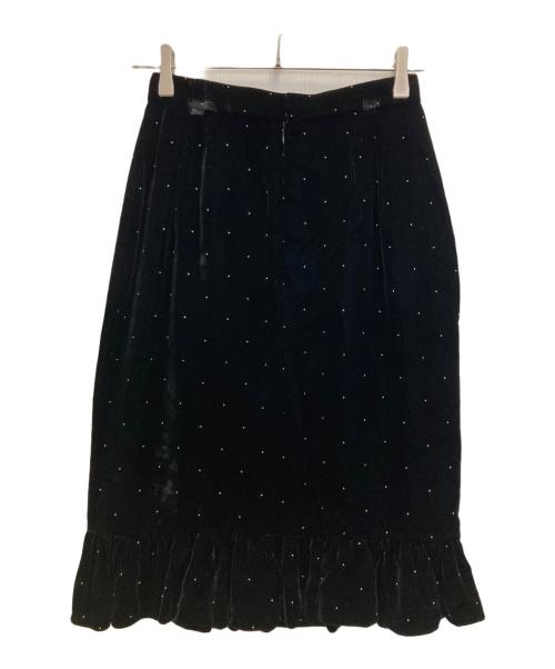 miss chloe（ミスクロエ）miss chloe (ミスクロエ) ベロアセットアップ ブラック サイズ:Lの古着・服飾アイテム
