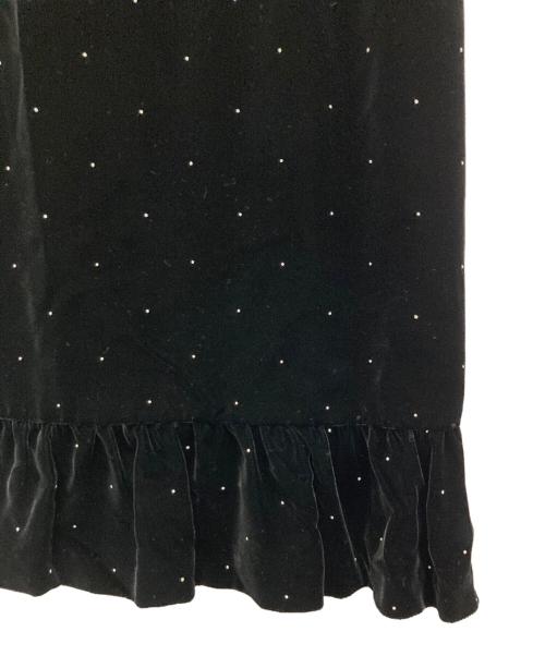 miss chloe（ミスクロエ）miss chloe (ミスクロエ) ベロアセットアップ ブラック サイズ:Lの古着・服飾アイテム