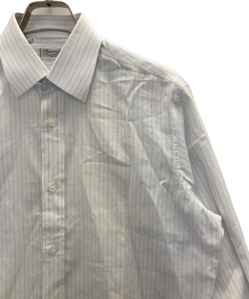 Charvet（シャルベ）Charvet (シャルベ) ストライプシャツ ホワイト サイズ:38の古着・服飾アイテム