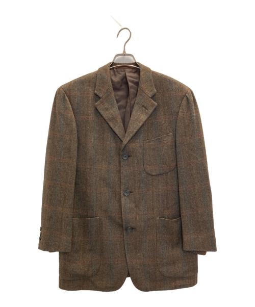 ERMENEGILDO ZEGNA（エルメネジルド・ゼニア）Ermenegildo Zegna (エルメネジルド・ゼニア) 3Bジャケット ブラウン サイズ:表記なしの古着・服飾アイテム