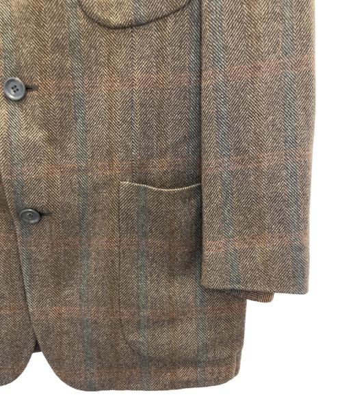 ERMENEGILDO ZEGNA（エルメネジルド・ゼニア）Ermenegildo Zegna (エルメネジルド・ゼニア) 3Bジャケット ブラウン サイズ:表記なしの古着・服飾アイテム