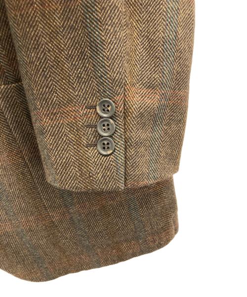 ERMENEGILDO ZEGNA（エルメネジルド・ゼニア）Ermenegildo Zegna (エルメネジルド・ゼニア) 3Bジャケット ブラウン サイズ:表記なしの古着・服飾アイテム