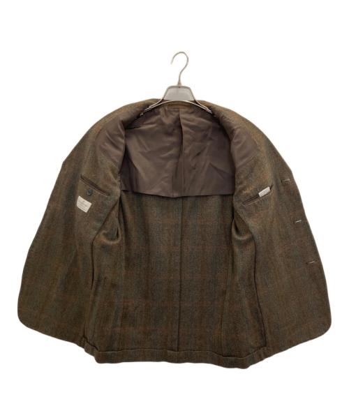 ERMENEGILDO ZEGNA（エルメネジルド・ゼニア）Ermenegildo Zegna (エルメネジルド・ゼニア) 3Bジャケット ブラウン サイズ:表記なしの古着・服飾アイテム