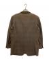 Ermenegildo Zegna (エルメネジルド・ゼニア) 3Bジャケット ブラウン サイズ:表記なし：18000円