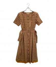 Burberry's（バーバリー）の古着「半袖ワンピース」｜イエロー