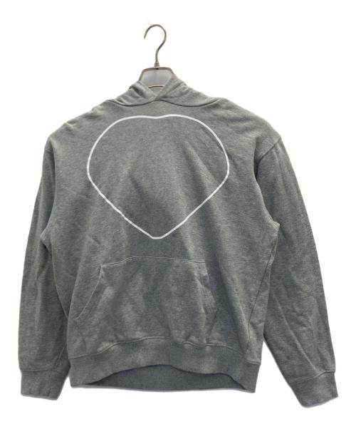 FRAGMENT DESIGN（フラグメントデザイン）FRAGMENT DESIGN (フラグメントデザイン) black pink (ブラックピンク) プルオーバーパーカー グレー サイズ:Ｌの古着・服飾アイテム