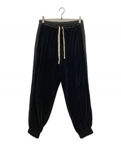 中古・古着通販】GUCCI (グッチ) ベロア スウェットパンツ ブラック