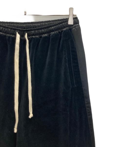GUCCI（グッチ）GUCCI (グッチ) ベロアパンツ ブラック サイズ:Sの古着・服飾アイテム
