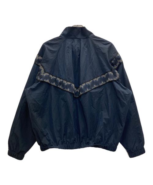 TUITACI（ツイタチ）TUITACI (ツイタチ) CHAMBRAY NYLON LIGHTNING JACKET ネイビー サイズ:2の古着・服飾アイテム