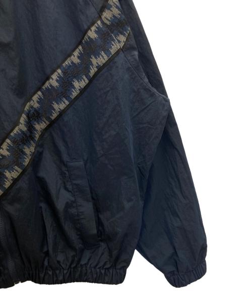 TUITACI（ツイタチ）TUITACI (ツイタチ) CHAMBRAY NYLON LIGHTNING JACKET ネイビー サイズ:2の古着・服飾アイテム
