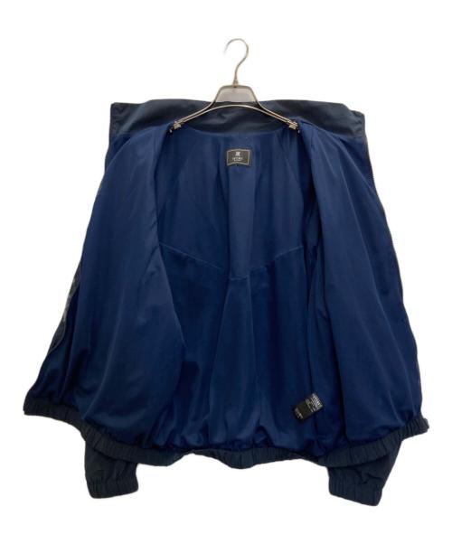 TUITACI（ツイタチ）TUITACI (ツイタチ) CHAMBRAY NYLON LIGHTNING JACKET ネイビー サイズ:2の古着・服飾アイテム