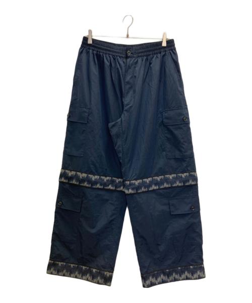 TUITACI（ツイタチ）TUITACI (ツイタチ) CHAMBRAY NYLON LIGHTNING CARGO ネイビー サイズ:3の古着・服飾アイテム