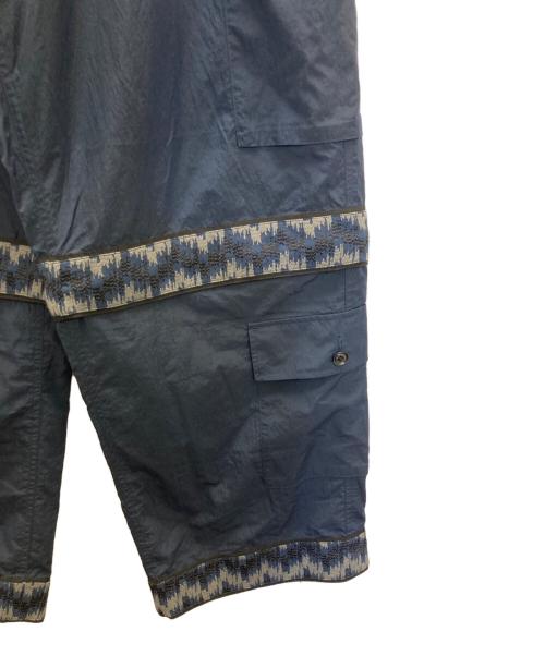 TUITACI（ツイタチ）TUITACI (ツイタチ) CHAMBRAY NYLON LIGHTNING CARGO ネイビー サイズ:3の古着・服飾アイテム