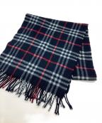 Burberry'sバーバリーズ）の古着「カシミヤストール」｜ネイビー