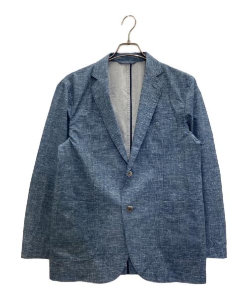 PAPAS PLUS（パパスプラス）PAPAS PLUS (パパスプラス) テーラードジャケット ブルー サイズ:Mの古着・服飾アイテム