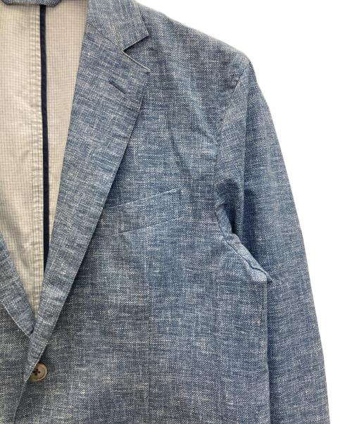 PAPAS PLUS（パパスプラス）PAPAS PLUS (パパスプラス) テーラードジャケット ブルー サイズ:Mの古着・服飾アイテム