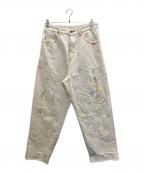 sabyサバイ）の古着「KAMATA DENIM TROUSERS TYPE01」｜ホワイト
