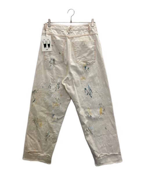 saby（サバイ）saby (サバイ) KAMATA DENIM TROUSERS TYPE01 ホワイト サイズ:Sの古着・服飾アイテム