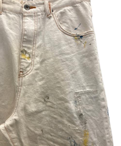 saby（サバイ）saby (サバイ) KAMATA DENIM TROUSERS TYPE01 ホワイト サイズ:Sの古着・服飾アイテム