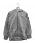 THE NORTH FACE（ザ ノース フェイス）の古着「スクエアロゴフルジップ」｜グレー