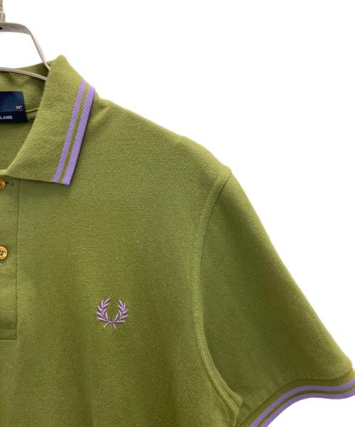 FRED PERRY（フレッドペリー）FRED PERRY (フレッドペリー) ポロシャツ グリーン サイズ:SIZE38の古着・服飾アイテム