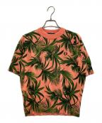 FRED PERRY×amy winehouse foundationフレッドペリー×）の古着「半袖ニット」｜ピンク