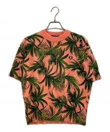 FRED PERRY×amy winehouse foundation（フレッドペリー）の古着「半袖ニット」｜ピンク