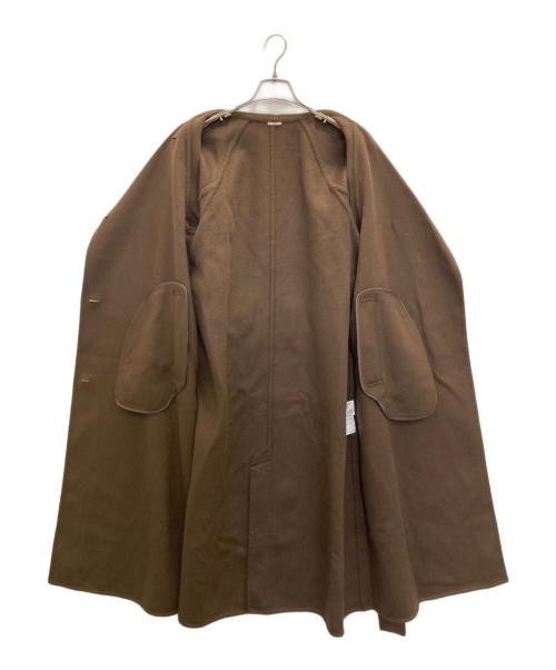 Snidel（スナイデル）Snidel (スナイデル) ウロコカシミヤロングコート ブラウン サイズ:Sの古着・服飾アイテム